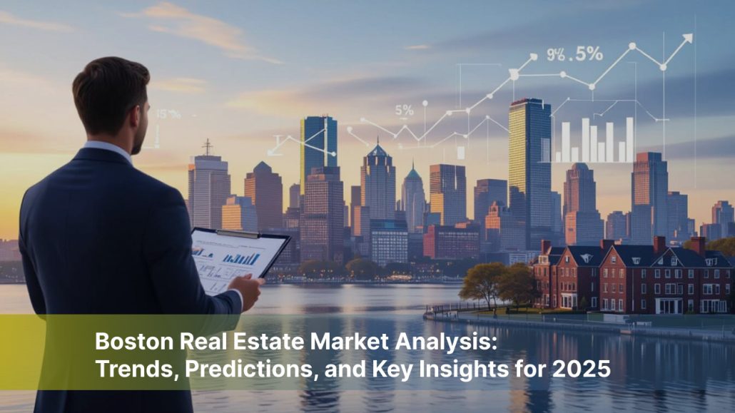 Boston skyline showcasing the real estate market trends for 2025.